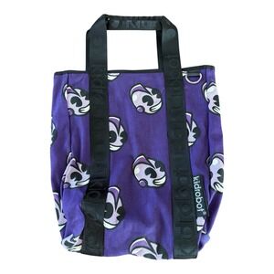 KidRobot Canvas Collection‎ Purse  Purple Bag Y2K Streetware Rare 13.5" X 14.5"
